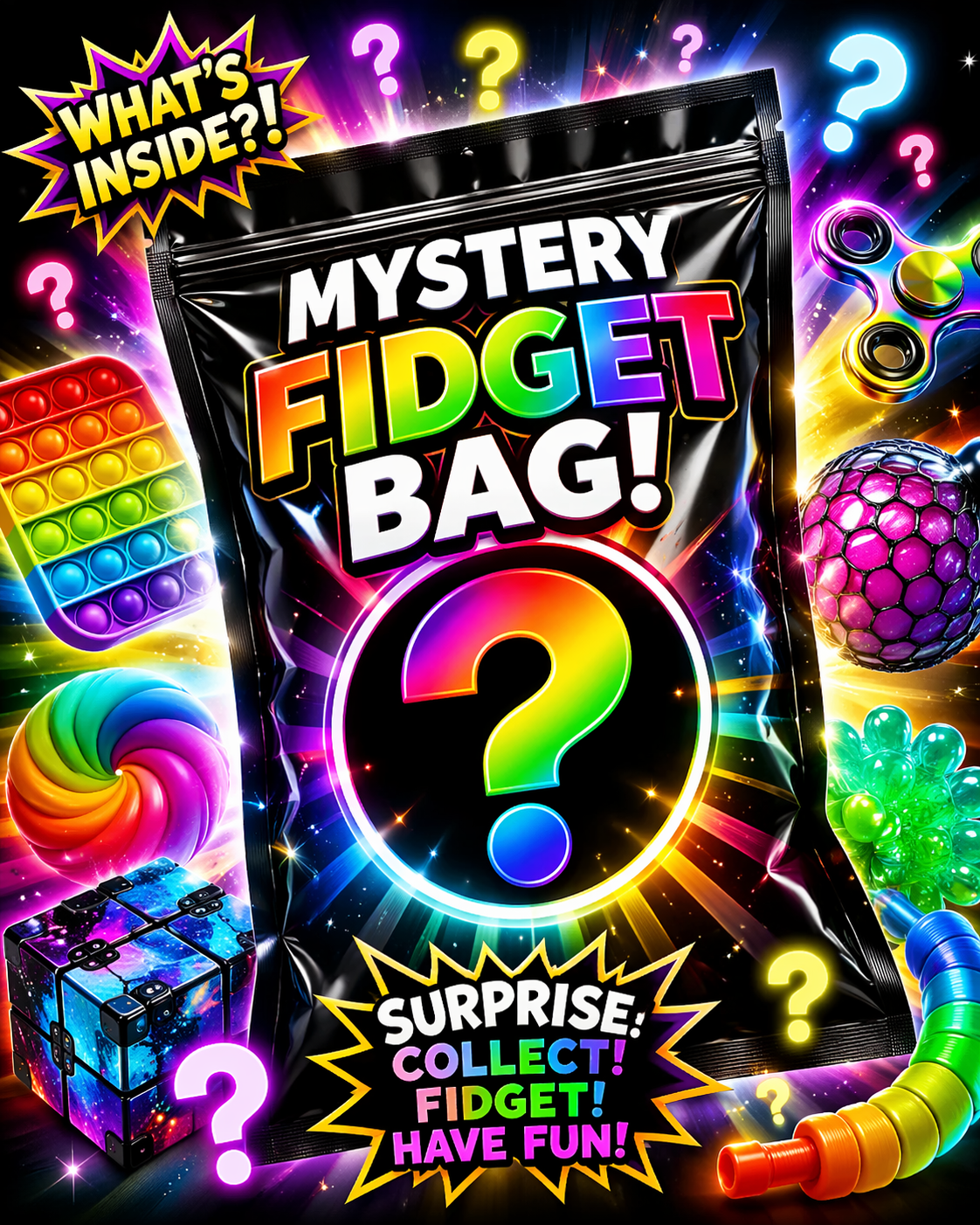 Mystery fidget bag